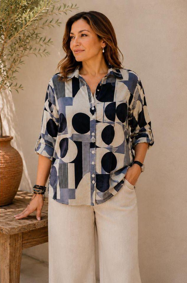 Blusa Cecilia Isaza 100% Algodon