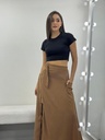 Falda Larga 96%  Rayon 4% Spandex