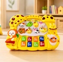 Piano Interactivo Conejo Infantil Luz Sonido Letras Números  Animales