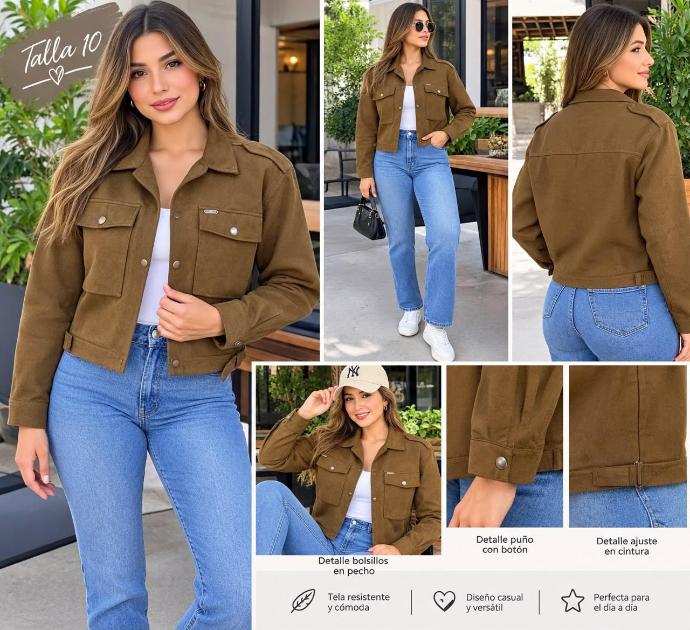 Chaqueta Gamuzada