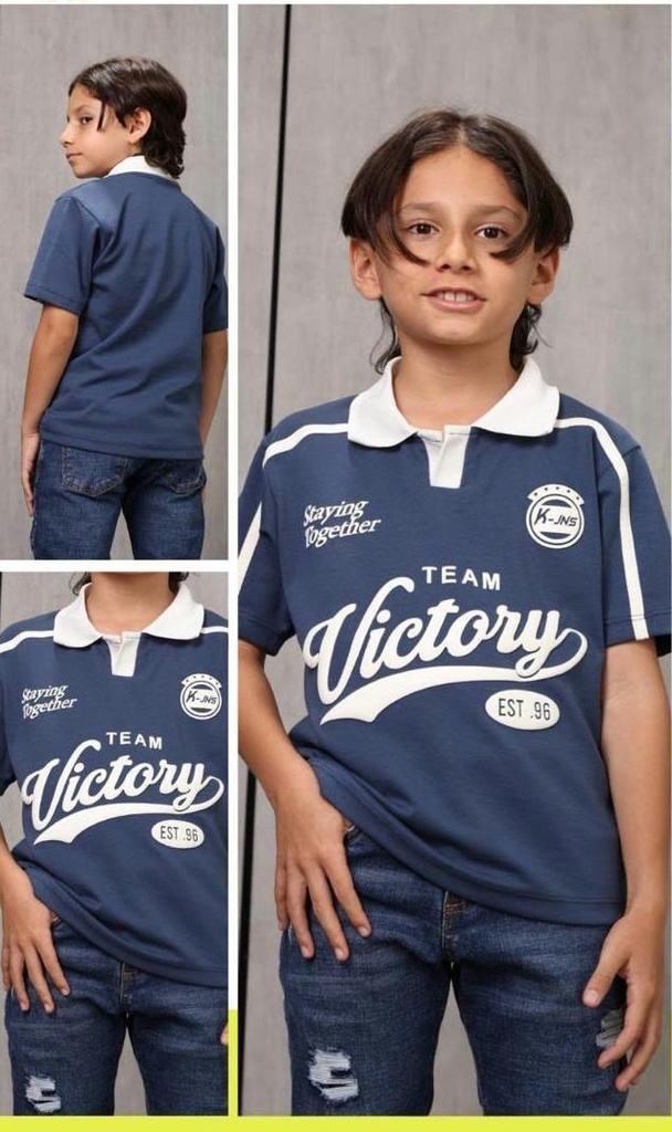 Camiseta Tipo Polo Kids