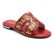 SANDALIA TORNASOL  EN CUERO - Rojo