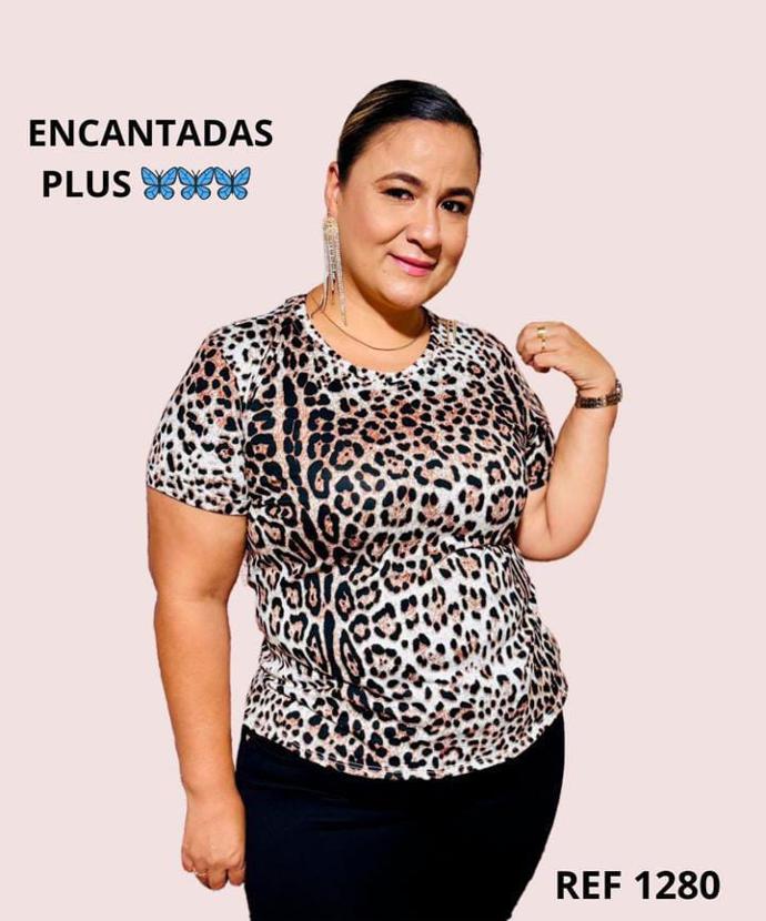 BLUSA DAMA ANIMAL PRINT PLUS