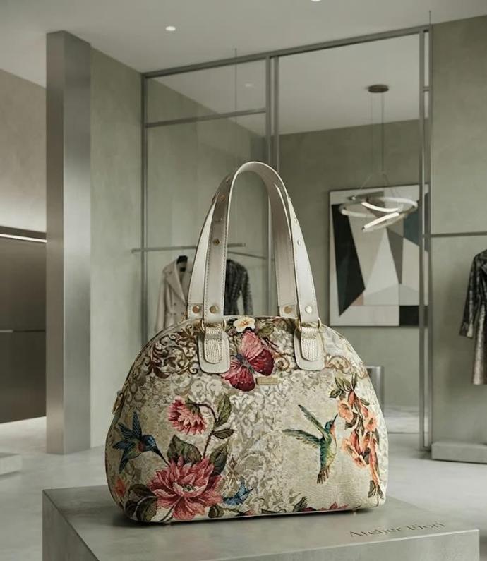 Bolso En Gobelino  Estampado