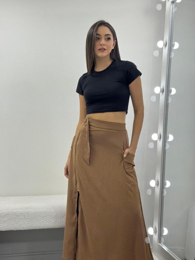 Falda Larga 96%  Rayon 4% Spandex